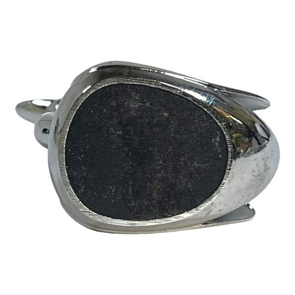 Vtg Ring Swan Holder Umbra Silver Tone Metal Design Jewelry Trinket Paperweight - Picture 4 of 6